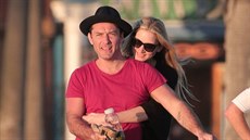 Jude Law a Phillipa Coanová (Venice, 12. dubna 2016)