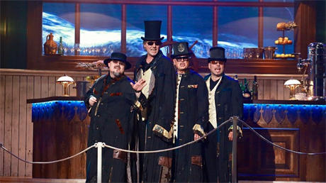 Jií korpík, Duan Kollár, Jií Korn a David Uliník z vokálního kvarteta 4TET...