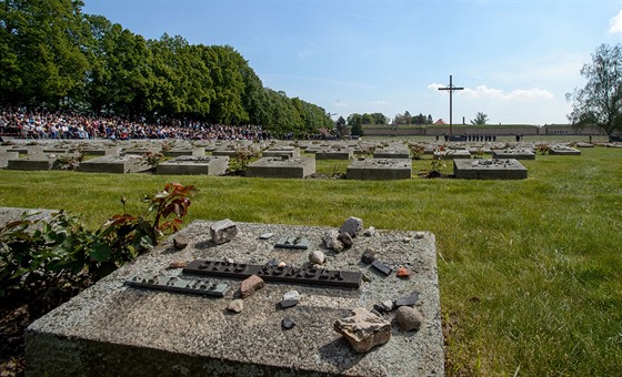 Tryzna za obti nacistické perzekuce 19. kvtna 2019 na Národním hbitov v...