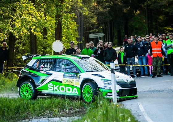 Momentka z Rallye eský Krumlov.