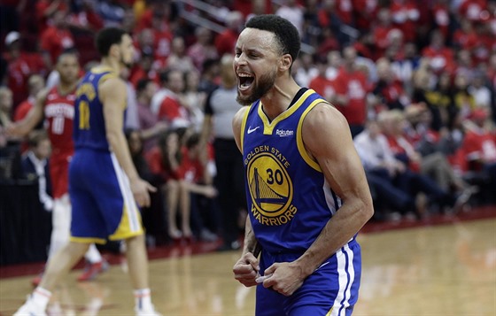 Stephen Curry po dalím velkém pedstavení v dresu Golden State Warriors.