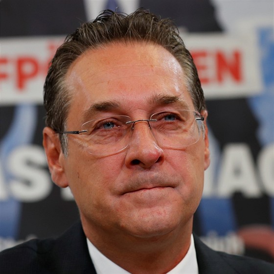 Rakouský vicekanclé Heinz-Christian Strache z FPÖ