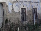 Ve Zborovicích na Kromísku se zítila ást starého domu (17. 5. 2019).