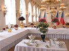 Den otevených dveí na Praském hrad ukáe i zásady stolování