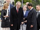 eský prezident Milo Zeman navtívil v Budapeti maarského prezidenta Jánose...