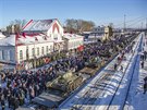 V lednu 2019 dorazilo z Laosu do Ruska ticet darovaných tank T-34. Tanky se...