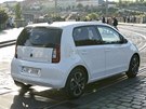 Elektromobil Škoda Citigo-e iV při natáčení v centru Prahy
