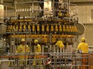 Výmnu palivového bloku elektrárny Temelín provádí 1000 odborník