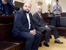 Spolupracující obvinný, bývalý úetní firmy Peskim Jaroslav Kubiska (vlevo) a...