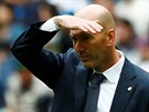 Trenér fotbalist Realu Madrid Zinedine Zidane.