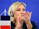 éfka národního sdruení Marine Le Penová na konferenci zástupc evropských...