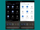 Porovnání tmavého a svtlého reimu v Androidu Q