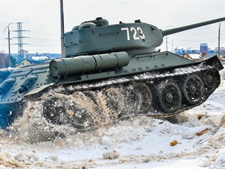 V lednu 2019 dorazilo z Laosu do Ruska třicet darovaných tanků T-34. Tanky se...