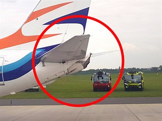 Na letišti v Praze-Ruzyni se při pojíždění srazila dvě letadla firmy...