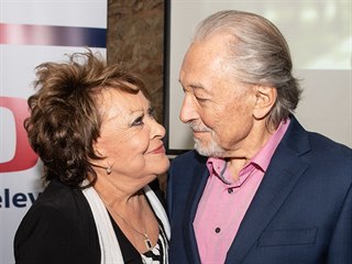 Jiřina Bohdalová a Karel Gott (13. května 2019)