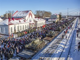 V lednu 2019 dorazilo z Laosu do Ruska třicet darovaných tanků T-34. Tanky se...