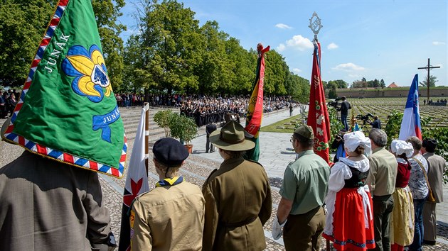 Tryzna za oběti nacistické perzekuce 19. května 2019 na Národním hřbitově v Terezíně na Litoměřicku.