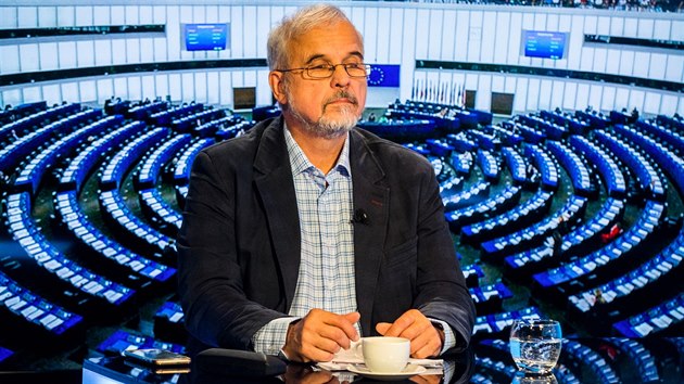 Ldr kandidtky SPD ve volbch do Evropskho parlamentu Ivan David v diskusnm poadu Rozstel (16. 5. 2019)