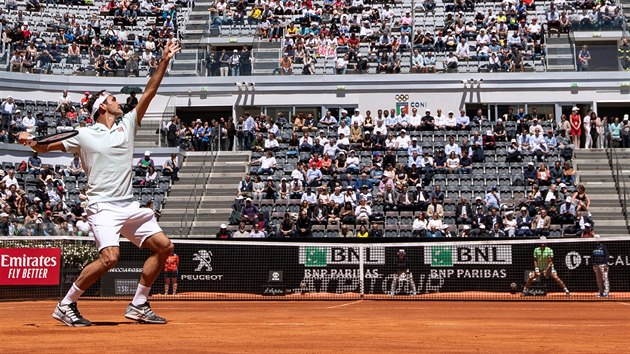 Roger Federer na turnaji v m.