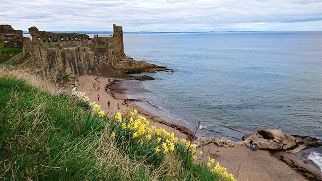 tesy v St. Andrews dokresluj atmosfru prav skotsk krajiny.