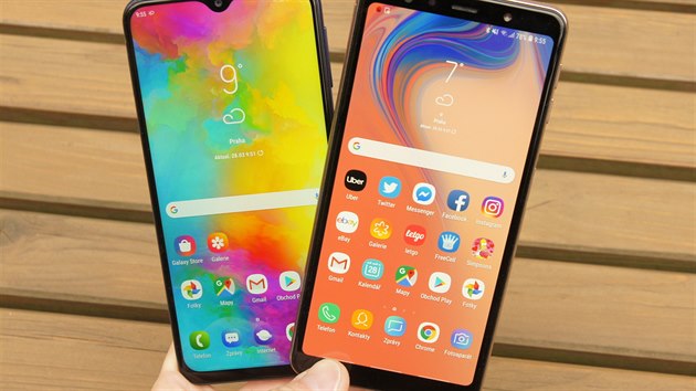 Samsung Galaxy M20 a Galaxy A7 (2018)