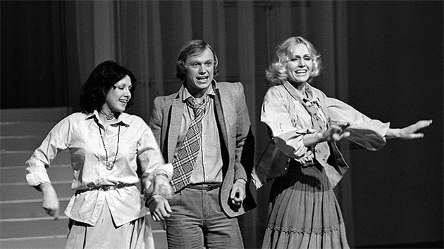 Marie Rottrov, Ji Korn a Helena Vondrkov v poadu Hal, tady Orchestr a balet ST (1980)