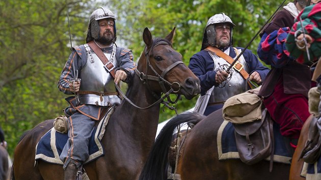 V sobotu 11. května proběhla v Podzameckých zahradách v Kroměříži rekonstrukce bitvy dobyvani Kroměříže Švédy.