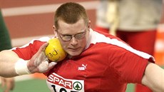 Joachim B. Olsen na halovém mistrovství Evropy v atletice v roce 2002.