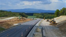 Dálnici v úseku Borek - evtín zprovozní na jae pítího roku. Takhle to na...