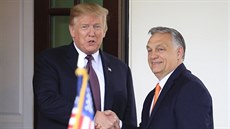 Prezident USA Donald Trump v Bílém domě přijal maďarského premiéra Viktora...