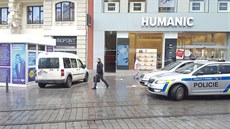 Na námstí Svobody v centru Brna se zniehonic objevilo vyznaené parkovací...