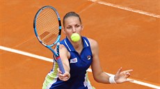 Karolína Plí�ková ve finále turnaje v �ím�.