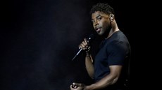 John Lundvik ze védska ve druhém semifinále Eurovize v izraelském Tel Avivu...