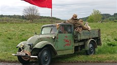 Pipomenutí konce 2. svtové války. Památník Slivice u Milína