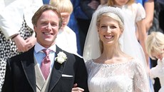 Thomas Kingston a lady Gabriella Windsorová se vzali ve Windsoru 18. května...