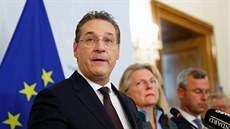 Odstupující vicekanclé Heinz-Christian Strache z FPÖ (18. kvtna 2019)