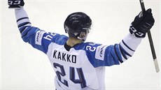 Finský útočník Kaapo Kakko nasázel v prvních dvou utkáních MS pět gólů.