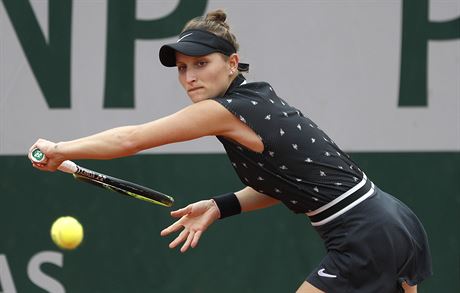 eská tenistka Markéta Vondrouová v 1. kole Roland Garros.