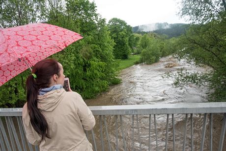 Rozvodnná eka Beva v obci Ústí (22. kvtna 2019)