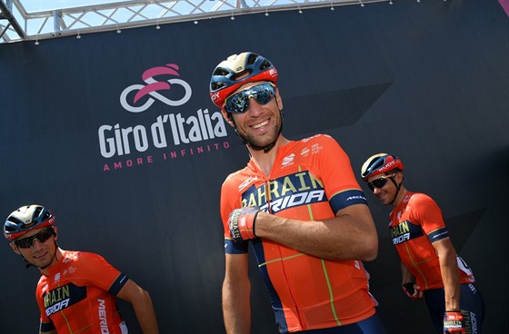 Italský cyklista Vincenzo Nibali na Giru