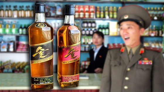Severokorejská whiskey Samilpo