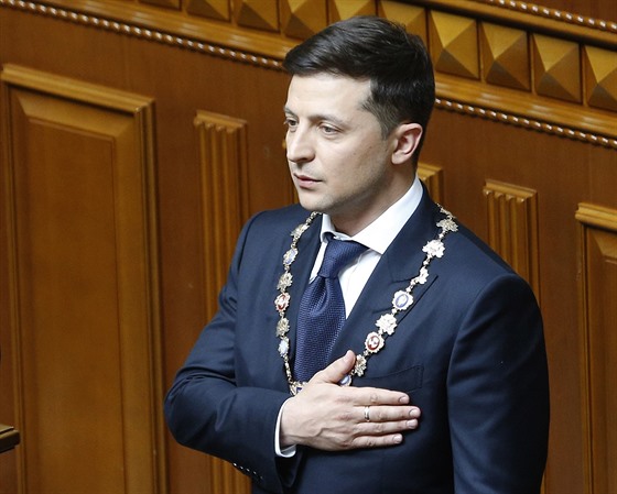 Ukrajinský prezident Volodymyr Zelenskyj