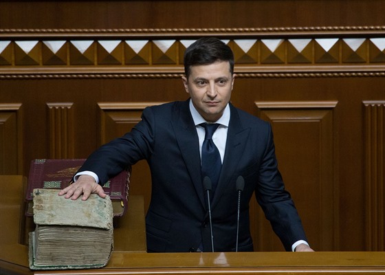 Ukrajinský prezident Volodymyr Zelenskyj