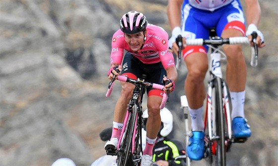 Slovinský cyklista Jan Polanc v 13. etap Giro d'Italia