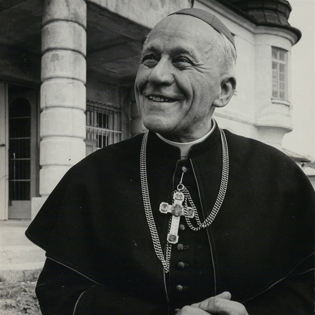 Smutné výroí, kardinál Josef Beran zemel ped padesáti lety. Snímek je z...