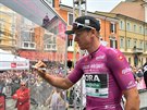 Nmec Pascal Ackermann z Bory - Hansgrohe na startu desáté etapy italského Gira