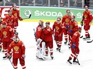 Zklamaní rutí hokejisté po prohraném semifinále proti Finsku.