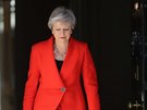 Britská premiérka Theresa Mayová poté, co oznámila svou rezignaci. (24. kvtna...