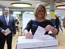 Chorvatský prezident Kolinda Grabar Kitarovic odvolil do Evropského parlamentu....