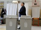 Maarský premiér Viktor Orban u voleb do Evropského parlamentu. (26.5.2019)